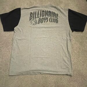 Billionaire Boys Club Gray Tee with Black Sleeves